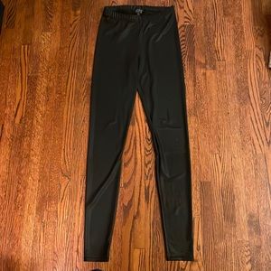 Topshop faux leather leggings